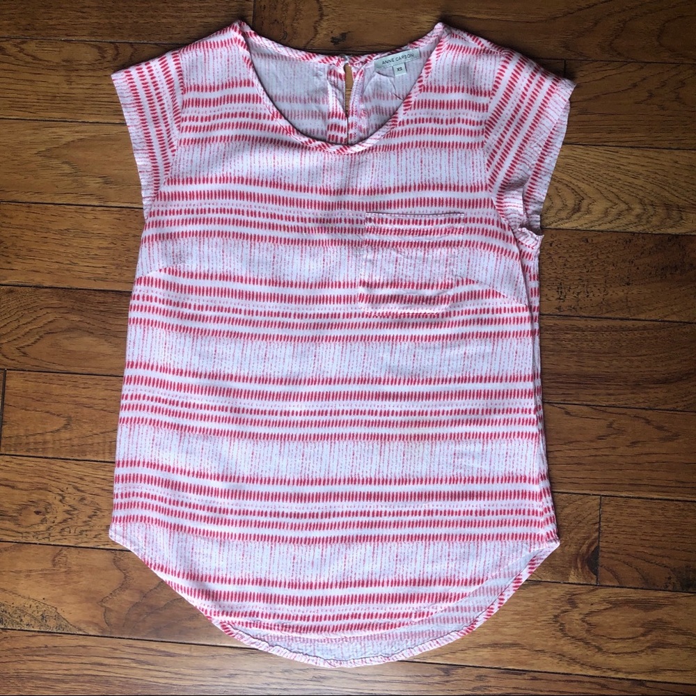 Striped short sleeve shirt